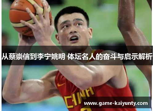 从蔡崇信到李宁姚明 体坛名人的奋斗与启示解析